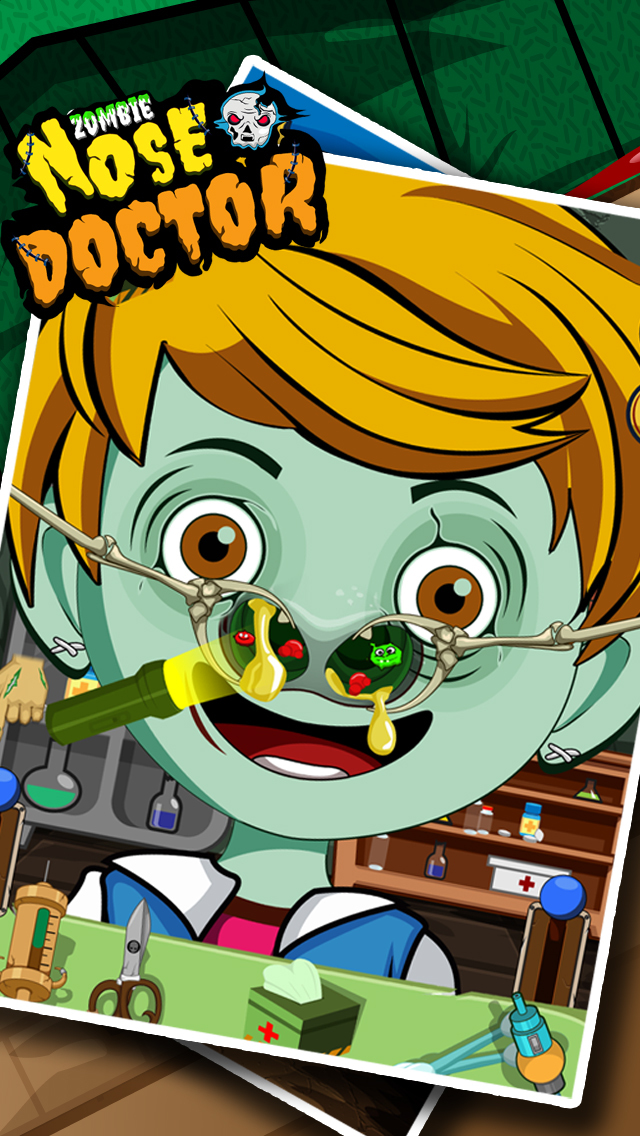 Zombie Nose Doctor Crazy Monster Game For Kids