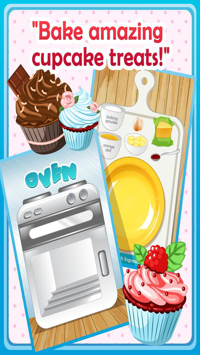 Cupcake Make & Bake Fun Food Maker Game Free